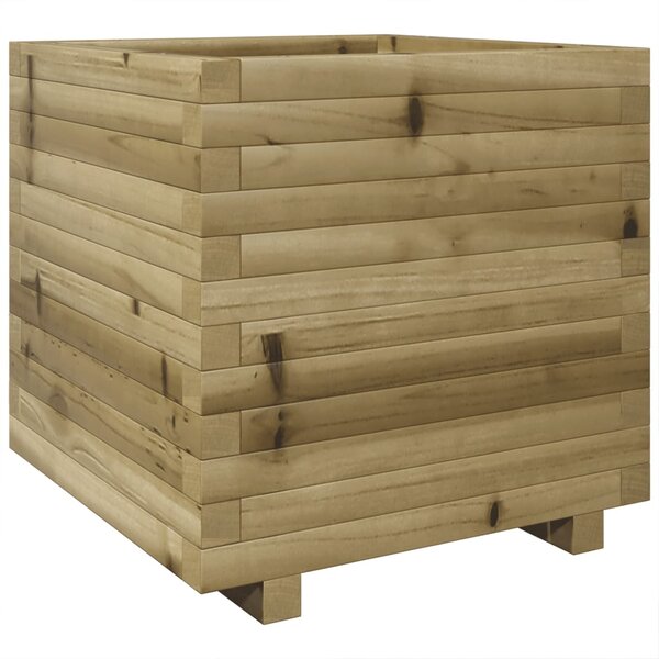 vidaXL Jardinière 50x50x49 5 cm bois de pin imprégné