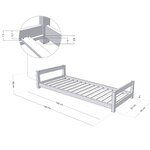 Lit enfant KIDDY 90 x 160 blanc
