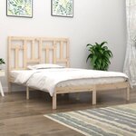vidaXL Cadre de lit sans matelas 120x190 cm bois massif