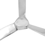 vidaXL Hélice murale Aluminium Argenté 70 cm