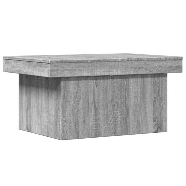 vidaXL Table basse sonoma gris 80x55x40 cm bois d'ingénierie