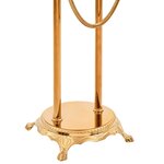 vidaXL Robinet de baignoire sur pied Acier inoxydable 99 5 cm Doré