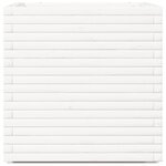 vidaXL Jardinière blanc 70x70x72 cm bois de pin massif