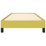 vidaXL Cadre de lit Vert 100 x 200 cm Tissu