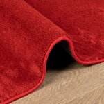 vidaXL Tapis OVIEDO à poils courts rouge 120x120 cm