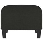 vidaXL Repose-pied Noir 60x50x41 cm Tissu
