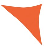 Vidaxl voile d'ombrage 160 g/m² orange 4x4x5 8 m pehd