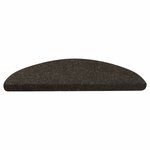 vidaXL Tapis d'escalier auto-adhésifs 10 Pièces anthracite 65x22 5x3 5 cm