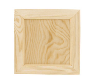 Cadre photo en bois carré intérieur 15 cm extérieur 21 5 cm