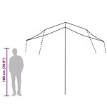 vidaXL Bâche de camping bleu 360x294 cm imperméable