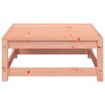 vidaXL Canapé jardin sans accoudoirs repose-pieds bois massif douglas