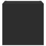 vidaXL Meubles TV muraux avec lumières LED 2 Pièces noir 30 5x35x30 cm