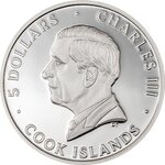 Pièce de monnaie en Argent 5 Dollars g 31.1 (1 oz) Millésime 2025 IN MEMORIAM POPE FRANCIS