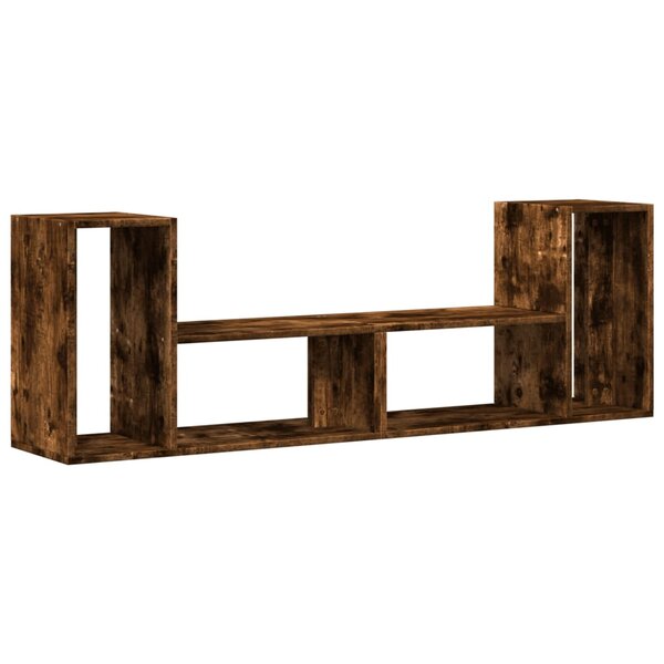 vidaXL Meubles TV 2 Pièces chêne fumé 75x30x50 cm bois d'ingénierie
