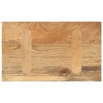 vidaXL Dessus de table 50x40x3 8 cm rectangulaire bois massif manguier