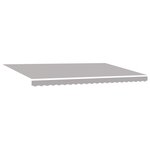 vidaXL Store rétractable manuel Gris 500x300 cm