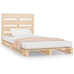 vidaXL Cadre de lit sans matelas 90x200 cm bois de pin massif