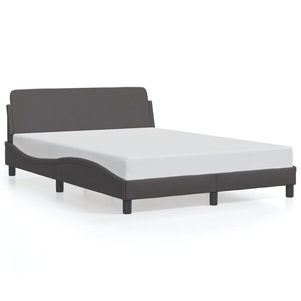 vidaXL Cadre de lit sans matelas gris 120x200 cm similicuir