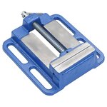 vidaXL Étau pour perceuse à colonne bleu 100 mm fonte