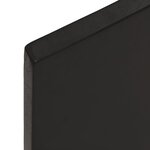 vidaXL Étagère murale marron foncé 100x30x2cm bois chêne massif traité