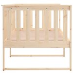 vidaXL Lit de jour sans matelas 100x200 cm bois de pin massif
