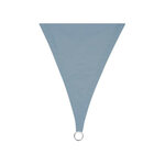 Perel Voile d'ombrage  hydrofuge  4 x 3 m  160 g/m²  polyester  rectangulaire  gris clair