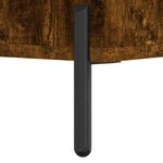 vidaXL Armoire à étagères chêne fumé 69 5x32 5x90 cm bois d'ingénierie