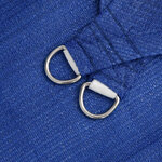 vidaXL Voile d'ombrage 160g/m² rectangulaire bleu 3 5x4 5 m PEHD
