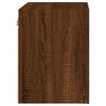 vidaXL Meuble TV mural chêne marron 40 5x30x40 cm bois d'ingénierie