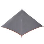 vidaXL Tente familiale tipi 7 personnes orange imperméable