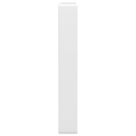vidaXL Supports d'étagères pour lavabo 2 Pièces blanc rectangulaire acier