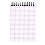 Bloc bureau rhodia noir spirale 80 feuilles 5 x 5 cm n° 13 format 10 5 x 14 8 cm - lot de 5