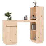 vidaXL Bureau 110x53x117 cm Bois massif de pin