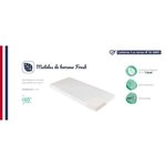 Matelas de berceau thermorégulant sans traitement Fresh 50 x 83 x 5 cm