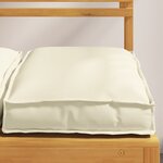 vidaXL Coussins de palette pour siège 6 Pièces Crème 40x40x8 cm Tissu Oxford
