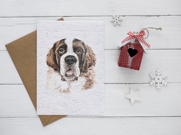Carte à planter nos amis les chiens