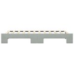 vidaXL Lit de jour avec lit gigogne gris clair 90x200 cm velours