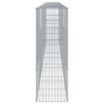 vidaXL Panier gabion avec couvercle 600x50x150 cm fer galvanisé