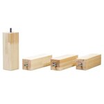 6 pieds de lit 20 cm FOOT vert sauge