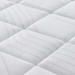 vidaXL Matelas à ressorts ensachés moyen plus 140x190 cm