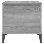 vidaXL Table basse Sonoma gris 60x44 5x45 cm Bois d'ingénierie