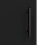 vidaXL Armoire murale noir 60x31x70 cm bois d'ingénierie