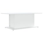 vidaXL Table basse blanc 102x55 5x40 cm bois d'ingénierie