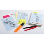 Étui De 100 Fiches - Bristol Quadrillé 5x5 Perforé 125x200mm - Couleurs Assorties - X 12 - Exacompta