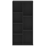 vidaXL Bibliothèque noir 50x25x105 cm bois d'ingénierie