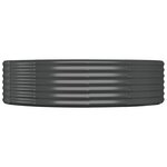 vidaXL Lit surélevé de jardin Acier enduit de poudre Anthracite