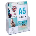 Distributeur De Prospectus 1 Compartiment A5 - Cristal - X 10 - Exacompta