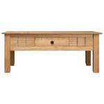 vidaXL Table basse 100x60x45 cm Pin massif Assortiment Panama