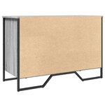 vidaXL Armoire à chaussures sonoma gris 90x38x61 5cm bois d'ingénierie