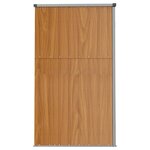 vidaXL Abri à outils de jardin marron 161x89x161 cm acier galvanisé